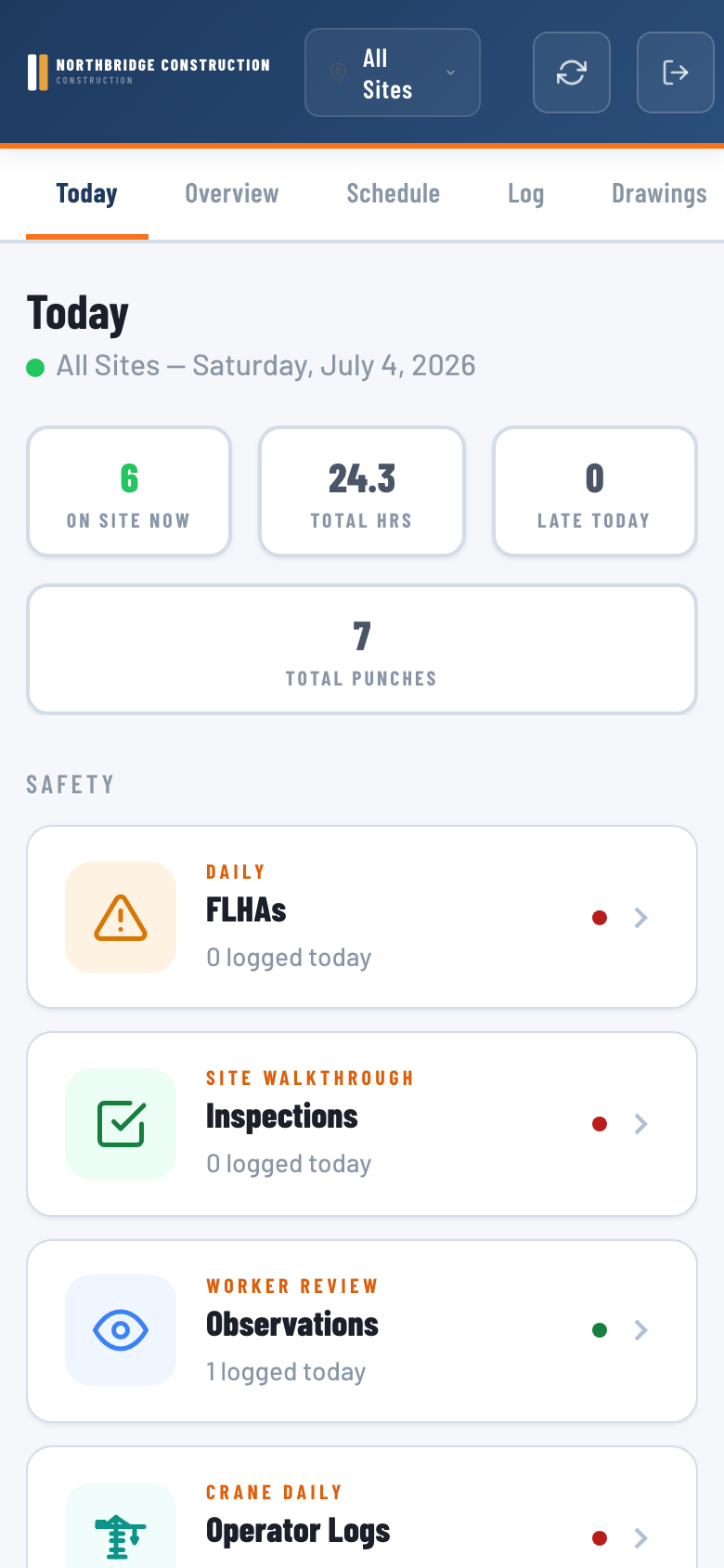 Datum login — phone number, no account